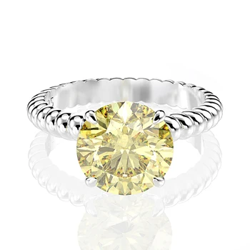 OEVAS Real 925 Sterling Silver Created Moissanite Citrine Sapphire Gemstone Wedding Engagement Ring Fine Jewelry Wholesale
OEVAS Real 925 Sterling Silver Created Moissanite Citrine Sapphire Gemstone Wedding Engagement Ring Fine Jewelry Wholesale