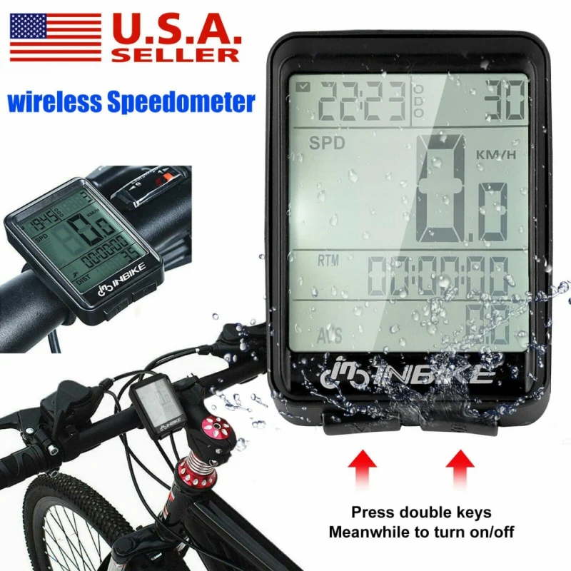 Waterproof Wireless LCD Digital Cycling Computer MTB Bike Bicycle Speedometer Odometer Stopwatch with Batteries
Waterproof Wireless LCD Digital Cycling Computer MTB Bike Bicycle Speedometer Odometer Stopwatch with Batteries