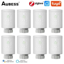 Tuya ZigBee Radiator Actuator Thermostatic Smart TRV Valve Programmable Temperature Controller Remote Control Support Alexa
Tuya ZigBee Radiator Actuator Thermostatic Smart TRV Valve Programmable Temperature Controller Remote Control Support Alexa