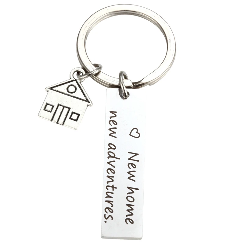 New Home New Adventures Keychain House Keys Keyring Moving Together First Home Funny Key Chains Housewarming Gift for Her or Him
New Home New Adventures Keychain House Keys Keyring Moving Together First Home Funny Key Chains Housewarming Gift for Her or Him