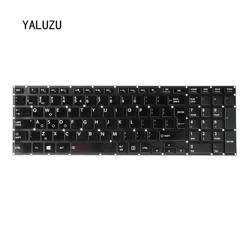 New UK (GB) keyboard for Toshiba Satellite P50-A P50T-A P55-A P55T-A laptop keyboard Backlit NSK-TZ0BU 9Z.NALBU.00U black
New UK (GB) keyboard for Toshiba Satellite P50-A P50T-A P55-A P55T-A laptop keyboard Backlit NSK-TZ0BU 9Z.NALBU.00U black