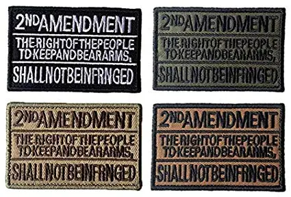 4 Pack Tactical US USA 2nd Amendment Morale Patches Hook and Loop Fastener Military Applique Emblem Badge Patches
4 Pack Tactical US USA 2nd Amendment Morale Patches Hook and Loop Fastener Military Applique Emblem Badge Patches