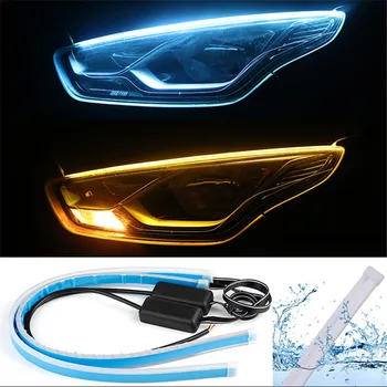 2pcs/lot 30cm 45cm 60cm LED Daytime Running Lights Tear Strip Car Headlight DRL Flexible LED Tube Style Turn Signal Lamps 
2pcs/lot 30cm 45cm 60cm LED Daytime Running Lights Tear Strip Car Headlight DRL Flexible LED Tube Style Turn Signal Lamps