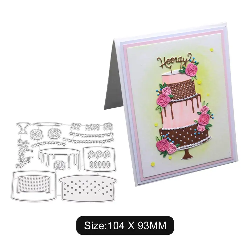 AsyPets Birthday Cake Pattern Carbon Steel Cutting Dies for DIY Scrapbook Blessing Card Decor
AsyPets Birthday Cake Pattern Carbon Steel Cutting Dies for DIY Scrapbook Blessing Card Decor