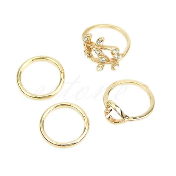 4Pcs Cute Urban Crystal Plain Above Knuckle Ring Band Midi Ring Gold/ New
4Pcs Cute Urban Crystal Plain Above Knuckle Ring Band Midi Ring Gold/ New
