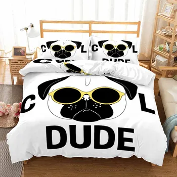 Dude Cartoon Bedding Set Dogs Bed Linen Set 2/3 Piece Christmas Gift Microfiber Duvet Cover Quilt Cover Pillowcase Single Double
Dude Cartoon Bedding Set Dogs Bed Linen Set 2/3 Piece Christmas Gift Microfiber Duvet Cover Quilt Cover Pillowcase Single Double