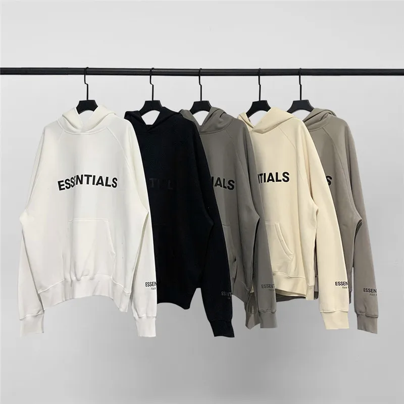 Heavy Fabric FOG Essentials Hoodies Men Women High Quality 3D Letter Printing Pullover Essentials Solid Color Wild Sweatshirts
Heavy Fabric FOG Essentials Hoodies Men Women High Quality 3D Letter Printing Pullover Essentials Solid Color Wild Sweatshirts