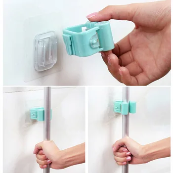 1Pcs Water Proof Dropship Mop Hooks Mop Clamp Sundries Organizer Mop Hook Bathroom Accessories Broom Shelf PP Traceless
1Pcs Water Proof Dropship Mop Hooks Mop Clamp Sundries Organizer Mop Hook Bathroom Accessories Broom Shelf PP Traceless