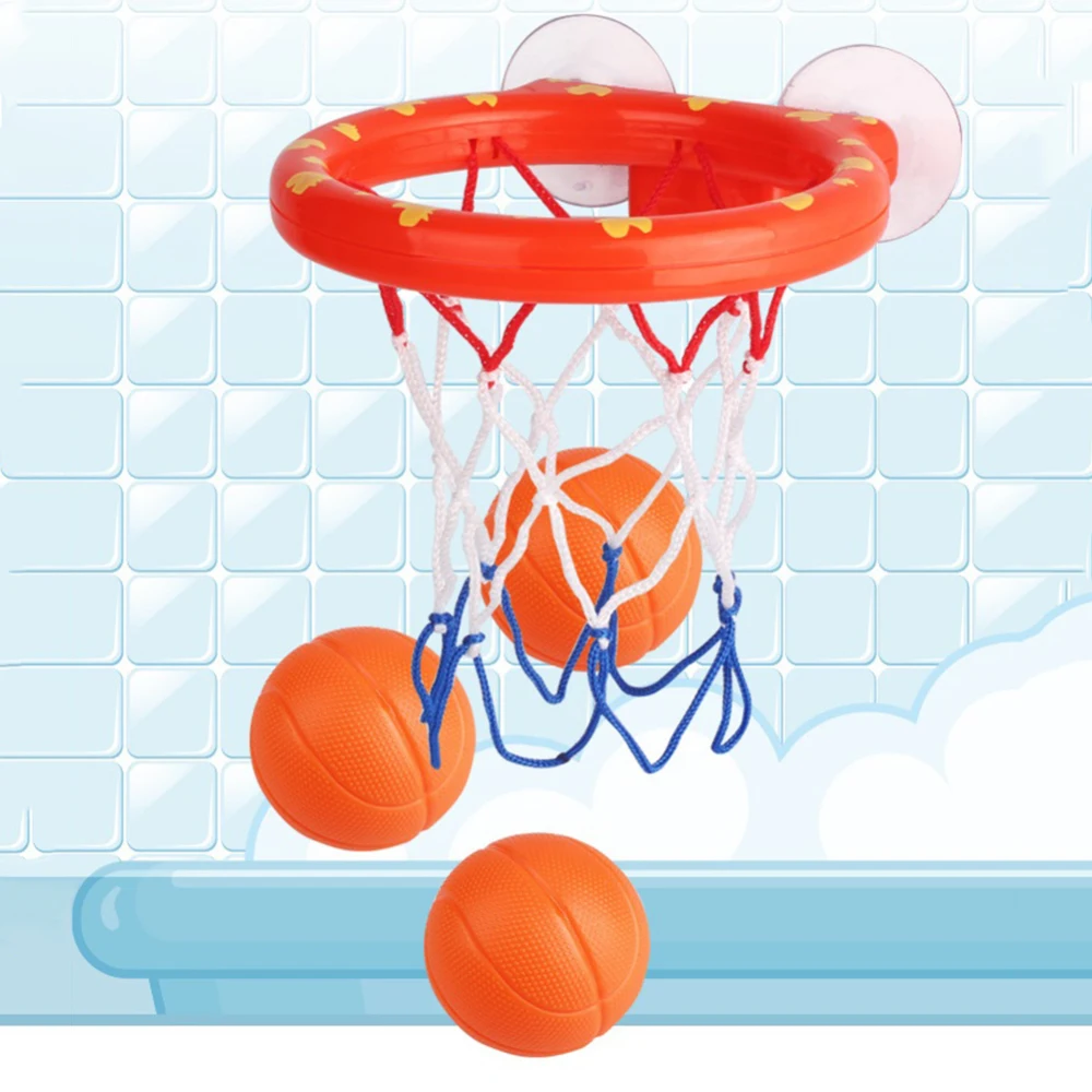 Basketball Hoop Playset Bathtub Shooting Game with 5 Balls Baby Playing Bath Water Toys Children's Bathroom Suction Cup Bath Toy 
Basketball Hoop Playset Bathtub Shooting Game with 5 Balls Baby Playing Bath Water Toys Children's Bathroom Suction Cup Bath Toy