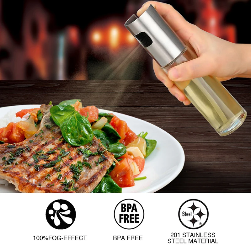 Kitchen BBQ Oil Spray Bottle Baking Salad Olive Oil Vinegar Spray Bottles aceitera para cocina Glass Oil Sprayer Kitchen Tools
Kitchen BBQ Oil Spray Bottle Baking Salad Olive Oil Vinegar Spray Bottles aceitera para cocina Glass Oil Sprayer Kitchen Tools