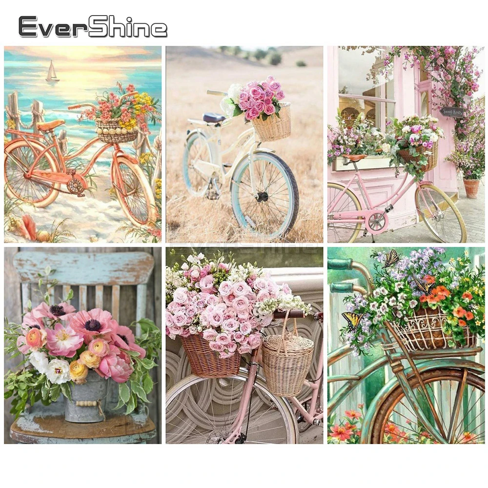 EverShine Painting By Numbers Landscape Coloring By Numbers Hand Painted Bicycle Drawing Canvas Home Decor Gift
EverShine Painting By Numbers Landscape Coloring By Numbers Hand Painted Bicycle Drawing Canvas Home Decor Gift