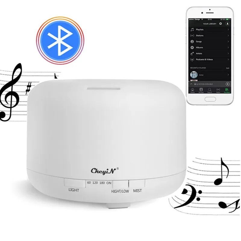 700ML Aromatherapy Diffuser Ultrasonic Cool Mist Humidifier Bluetooth Speaker Essential Oil Diffuser Music Player 7 Lights 49
700ML Aromatherapy Diffuser Ultrasonic Cool Mist Humidifier Bluetooth Speaker Essential Oil Diffuser Music Player 7 Lights 49
