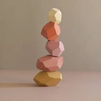 10 Pcs Children Wooden Stone Stacking Game Building Block Kids Creative Educational Puzzle Toy
10 Pcs Children Wooden Stone Stacking Game Building Block Kids Creative Educational Puzzle Toy