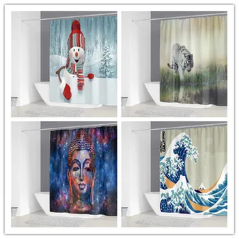 New Products Unique Pattern Design Shower Curtains for Bathroom Happy New Year Best Gifts Shower Curtains
New Products Unique Pattern Design Shower Curtains for Bathroom Happy New Year Best Gifts Shower Curtains