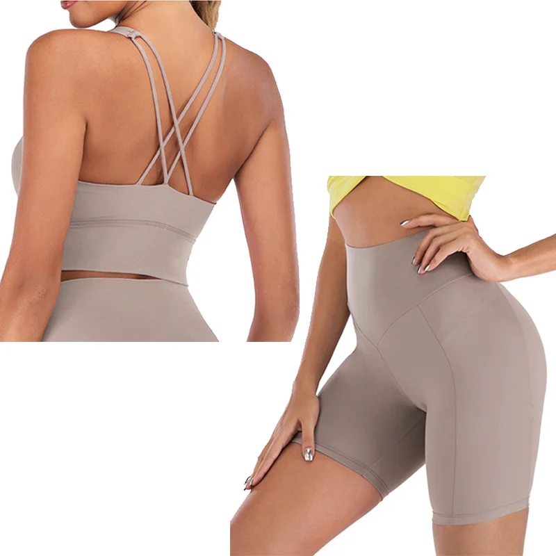 Naked-Feels Yoga Set Short Sports Bra +Yoga Shorts Women Fitness Set Yoga Outfit For Woman Gym Workout 2pcs Sports Clothing
Naked-Feels Yoga Set Short Sports Bra +Yoga Shorts Women Fitness Set Yoga Outfit For Woman Gym Workout 2pcs Sports Clothing