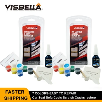 Visbella 2pcs Leather Vinyl Repair Kit Auto Car Seat Sofa Coats Holes Scratch Cracks Rips Liquid Leather Repair Restoration Tool
Visbella 2pcs Leather Vinyl Repair Kit Auto Car Seat Sofa Coats Holes Scratch Cracks Rips Liquid Leather Repair Restoration Tool