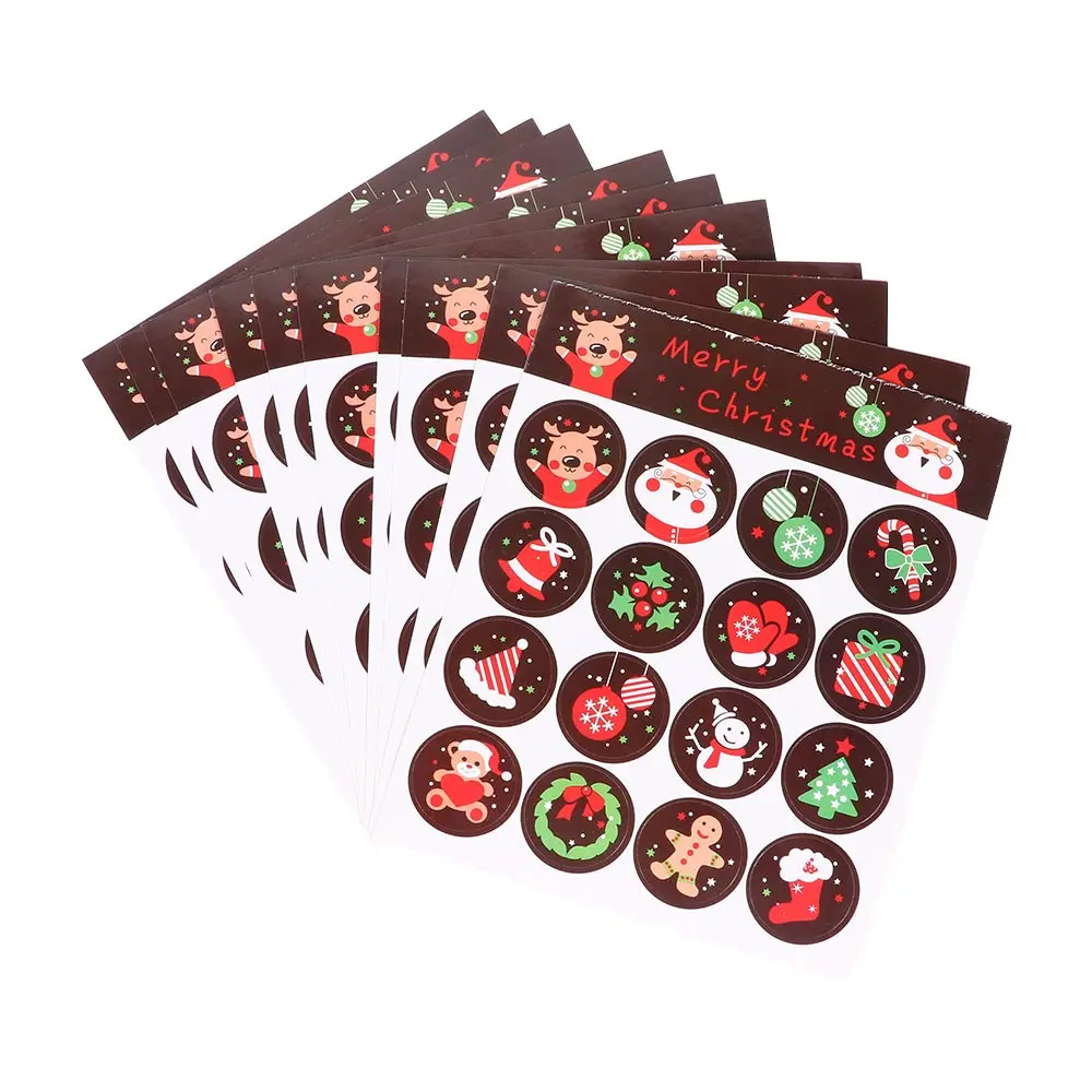 160pcs/lot Merry Christmas Santa Claus Deer Decorative round self-adhesive sealing stickers Gift Stationery Sticker 
160pcs/lot Merry Christmas Santa Claus Deer Decorative round self-adhesive sealing stickers Gift Stationery Sticker