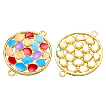 ZHUKOU high quality colorful brass metal connector for women DIY handmade bracelet necklace jewelry Accessories model: VS442
ZHUKOU high quality colorful brass metal connector for women DIY handmade bracelet necklace jewelry Accessories model: VS442