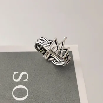 Retro 100% Authentic 925 sterling silver weave roped OPEN Crown Princdess Band Rings adjust TLJ945
Retro 100% Authentic 925 sterling silver weave roped OPEN Crown Princdess Band Rings adjust TLJ945