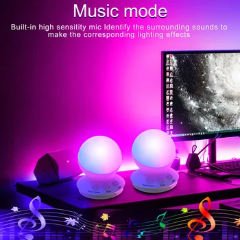 Home Decor Party Colorful Atmosphere Lamp RGB Color Night Light Music Bedroom USB Rechargeable Power Bank Multifunctional
Home Decor Party Colorful Atmosphere Lamp RGB Color Night Light Music Bedroom USB Rechargeable Power Bank Multifunctional
