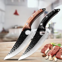 NEW TY Chef Knife Forged Stainless Steel Butcher Knife Outdoor Hunting Kitchen Knife for Meat Fish Fruit Vegetable Boning Knife
NEW TY Chef Knife Forged Stainless Steel Butcher Knife Outdoor Hunting Kitchen Knife for Meat Fish Fruit Vegetable Boning Knife