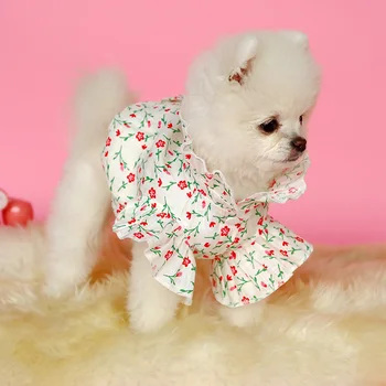 Spirng Summer Dog Clothes Small Floral Pastoral Warm Clothes for Dogs Cat Costumes Coat Jacket Puppy Shirt Dogs Pets Outfits
Spirng Summer Dog Clothes Small Floral Pastoral Warm Clothes for Dogs Cat Costumes Coat Jacket Puppy Shirt Dogs Pets Outfits