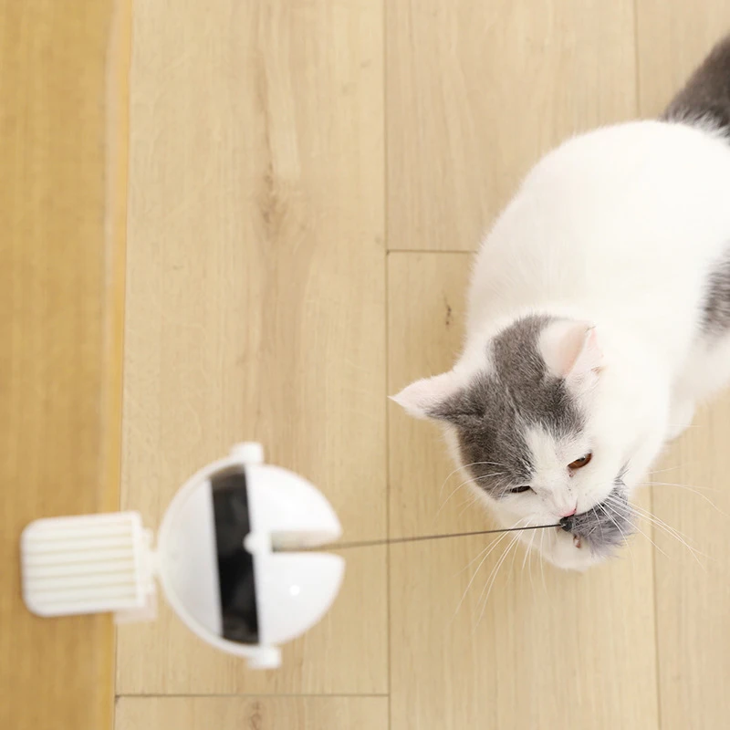 Электрическая автоматическая подъемная игрушка мяч для кошек интерактивный