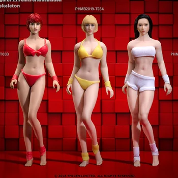 In stock full set TBLeague Phicen 1/12 T03A T03B Female Action Figure Seamless Body with Head Sculpt Pale Suntan Figurine Dolls
