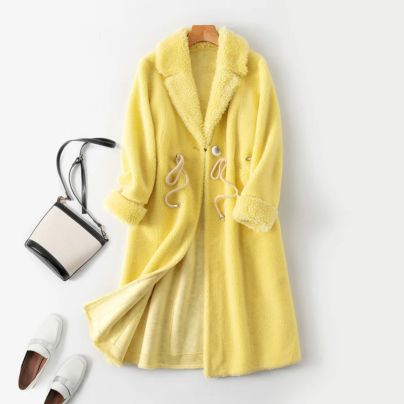 Real Fur Coat Female Winter Jacket Clothes 2020 Korean Long Sheep Shearing Jacketa and Coats Vintage Wool Fur Tops Hiver F013
Real Fur Coat Female Winter Jacket Clothes 2020 Korean Long Sheep Shearing Jacketa and Coats Vintage Wool Fur Tops Hiver F013