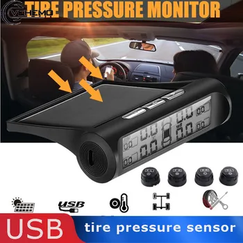 Vehemo 5V USB Wireless Solar Car TPMS External Sensor Auto Real-Time Display Digital Monitor Tire Pressure Monitoring System
Vehemo 5V USB Wireless Solar Car TPMS External Sensor Auto Real-Time Display Digital Monitor Tire Pressure Monitoring System