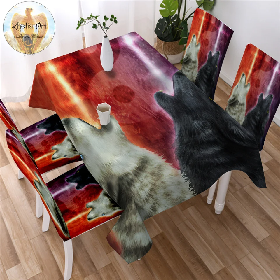 We Wanna Let The World Know by KhaliaArt Tablecloth Waterproof Tai Chi Table Cloth for Dining Room Wolves Wolf Table Cover
We Wanna Let The World Know by KhaliaArt Tablecloth Waterproof Tai Chi Table Cloth for Dining Room Wolves Wolf Table Cover