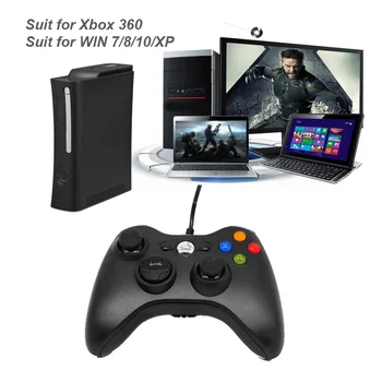 USB Wired Game Controller Joypad for Xbox 360 /PC Windows 7/8/10 / XP High-quality Vibrating Game Controller with Headphone Jack
USB Wired Game Controller Joypad for Xbox 360 /PC Windows 7/8/10 / XP High-quality Vibrating Game Controller with Headphone Jack