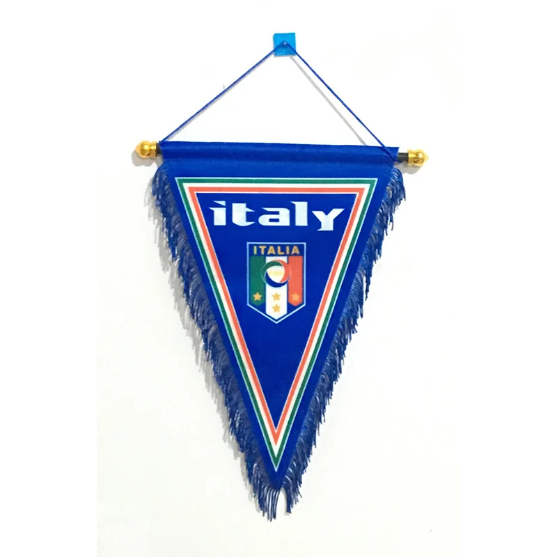 2018 Football World Cup Italy National Footbal 35cm*25cm Size Double Sides Decoration Christmas Three Corner Flag Banner
2018 Football World Cup Italy National Footbal 35cm*25cm Size Double Sides Decoration Christmas Three Corner Flag Banner