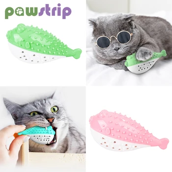 Simulation Fish Cat Toys Catnip Pet Cat Toothbrush Cat Chew Toy Teeth Bad breath Cleaning Tool Prevent Pet Mouth Disease
Simulation Fish Cat Toys Catnip Pet Cat Toothbrush Cat Chew Toy Teeth Bad breath Cleaning Tool Prevent Pet Mouth Disease
