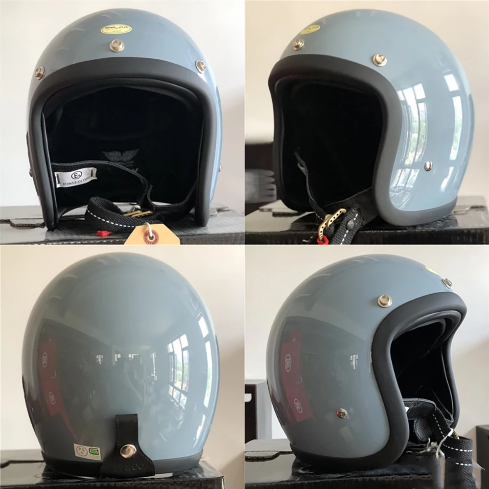 Мотоциклетные шлемы TT & CO 500TX в винтажном японском стиле легкие с открытым лицом
