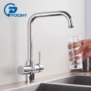 Chrome Purification water Kitchen Faucet 360 degree rotation Filtered Pure Water Faucet Crane Hot Cold Water Mixer Tap Torneira
Chrome Purification water Kitchen Faucet 360 degree rotation Filtered Pure Water Faucet Crane Hot Cold Water Mixer Tap Torneira