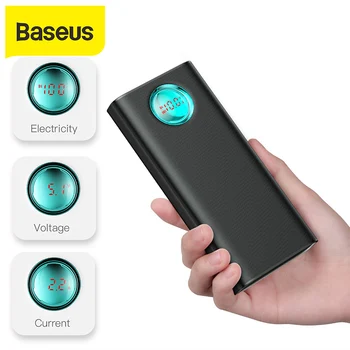 Baseus 20000mAh Power Bank 18W PD3.0 QC3.0 Fast Charging Outdoor Portable Charger Travel External Battery Powerbank For Phone 
Baseus 20000mAh Power Bank 18W PD3.0 QC3.0 Fast Charging Outdoor Portable Charger Travel External Battery Powerbank For Phone