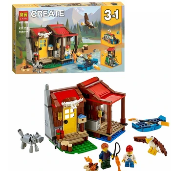 315pcs Creator 3in1 Outback Cabin playset Building Blocks Bricks 31098 Creator expert Toys for Children Gift
315pcs Creator 3in1 Outback Cabin playset Building Blocks Bricks 31098 Creator expert Toys for Children Gift
