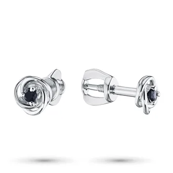 Silver earrings with sapphire 203598-605-0019
Silver earrings with sapphire 203598-605-0019