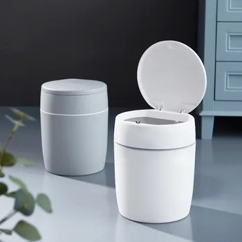 Creative Round Waste Bin Large Capacity Storage Dustbin Home Garbage Can Press Open Trash Bin Wide Open Wet Dry Separation Can 
Creative Round Waste Bin Large Capacity Storage Dustbin Home Garbage Can Press Open Trash Bin Wide Open Wet Dry Separation Can