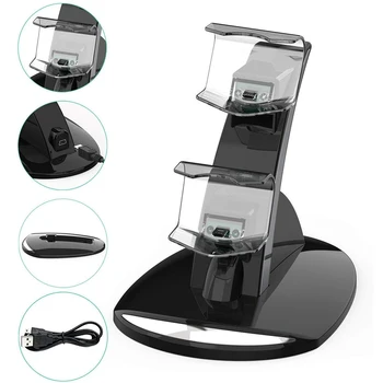 Charging Dock Game Controller Charger Base Dual Controllers Charger for Ps4 Console Sony PS 4 SLIM/PRO Wireless Controlle
Charging Dock Game Controller Charger Base Dual Controllers Charger for Ps4 Console Sony PS 4 SLIM/PRO Wireless Controlle