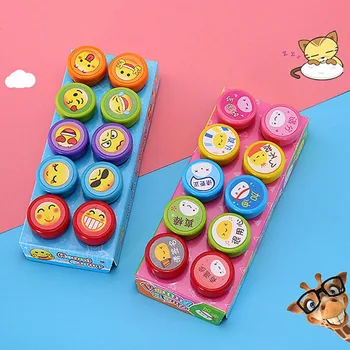 10 Pcs/set Round Multicolor Cute Animals Fruit DIY Scrapbook Stamp Cartoon Rubber Stamps Staionery Gift For Kids
10 Pcs/set Round Multicolor Cute Animals Fruit DIY Scrapbook Stamp Cartoon Rubber Stamps Staionery Gift For Kids