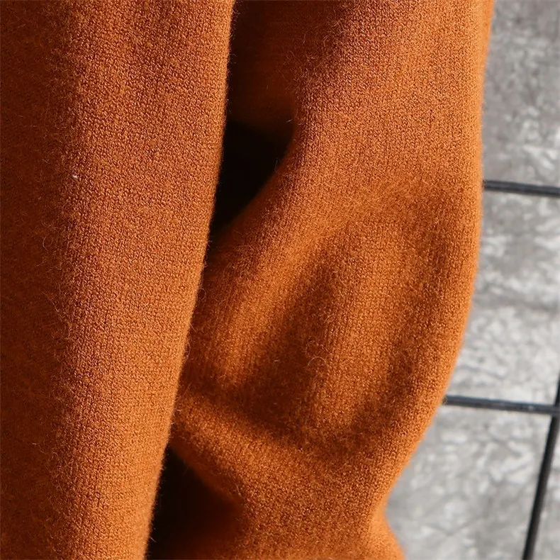 Mock-Neck Sweater Pullover Men Quality Turtlenck Men Pullover Male Autumn Winter Thick Turtle-neck Sweater Mens MuLS Brand 01