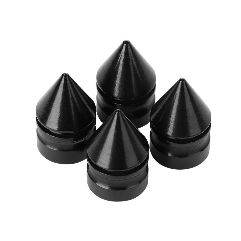4PC Aluminum Black Spiked Wheel Tire Valve Stem Air Dust Cap Cover Car Truck ATV Rod Car Care Tools Accessories 
4PC Aluminum Black Spiked Wheel Tire Valve Stem Air Dust Cap Cover Car Truck ATV Rod Car Care Tools Accessories