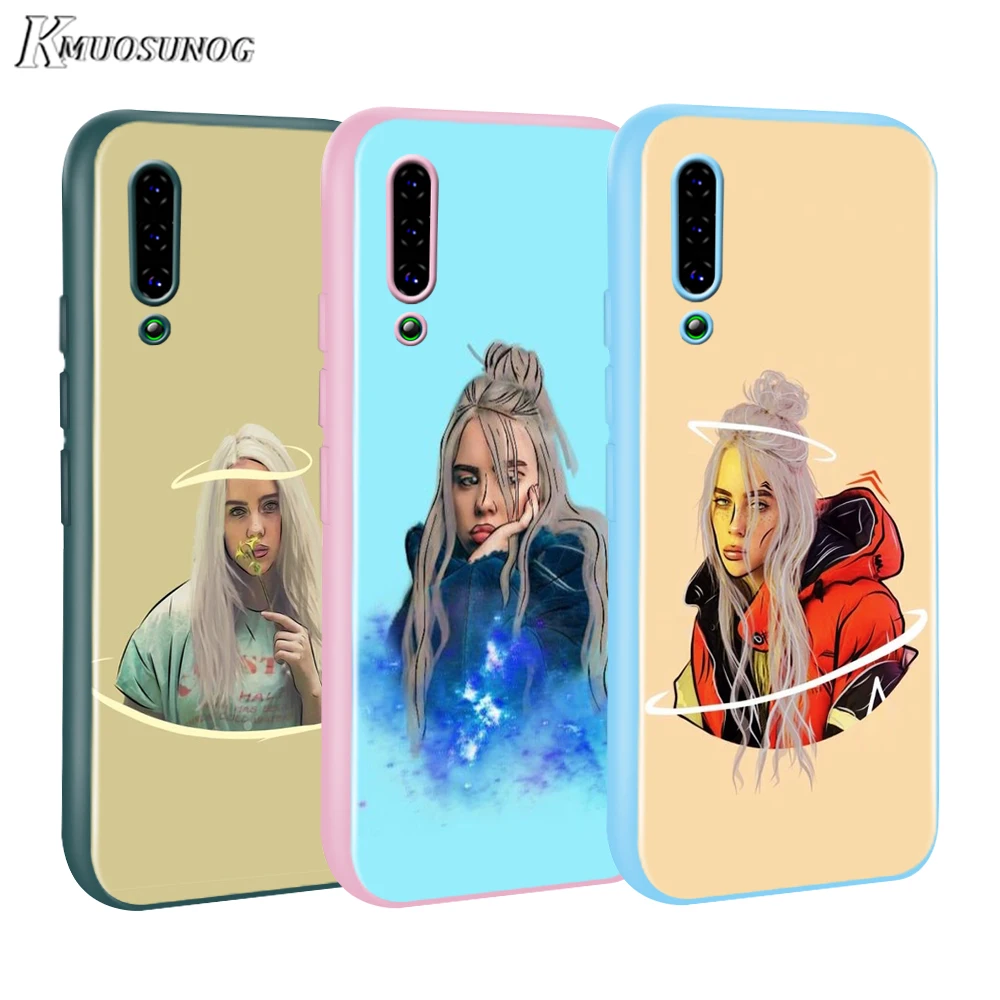 

Hot girl Billie Eilish Khalid Baseus Candy Color Cover for Xiaomi Mi NOTE 10 9 8 Pro 9T SE A1 A2 A3 CC9 SE Lite F1 Phone Case