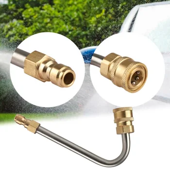 High Pressure Washer Gutter Cleaner Attachment For Lance/Wand 1/4 Quick Connect Convenient To Operate, Easy To Install