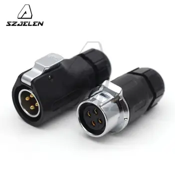 XHP20 4pin Connector Waterproof IP67 Cable to Cable Quick Plug Connector Electric Circular Conector
XHP20 4pin Connector Waterproof IP67 Cable to Cable Quick Plug Connector Electric Circular Conector