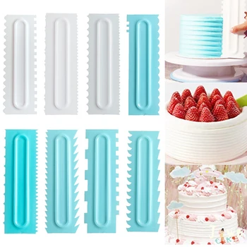 Textures 1Set Cake Scraper Hot Sale Pastry Cake Decorating Comb Popular High Quality Icing Smoother Baking Tools Cake Tool
Textures 1Set Cake Scraper Hot Sale Pastry Cake Decorating Comb Popular High Quality Icing Smoother Baking Tools Cake Tool