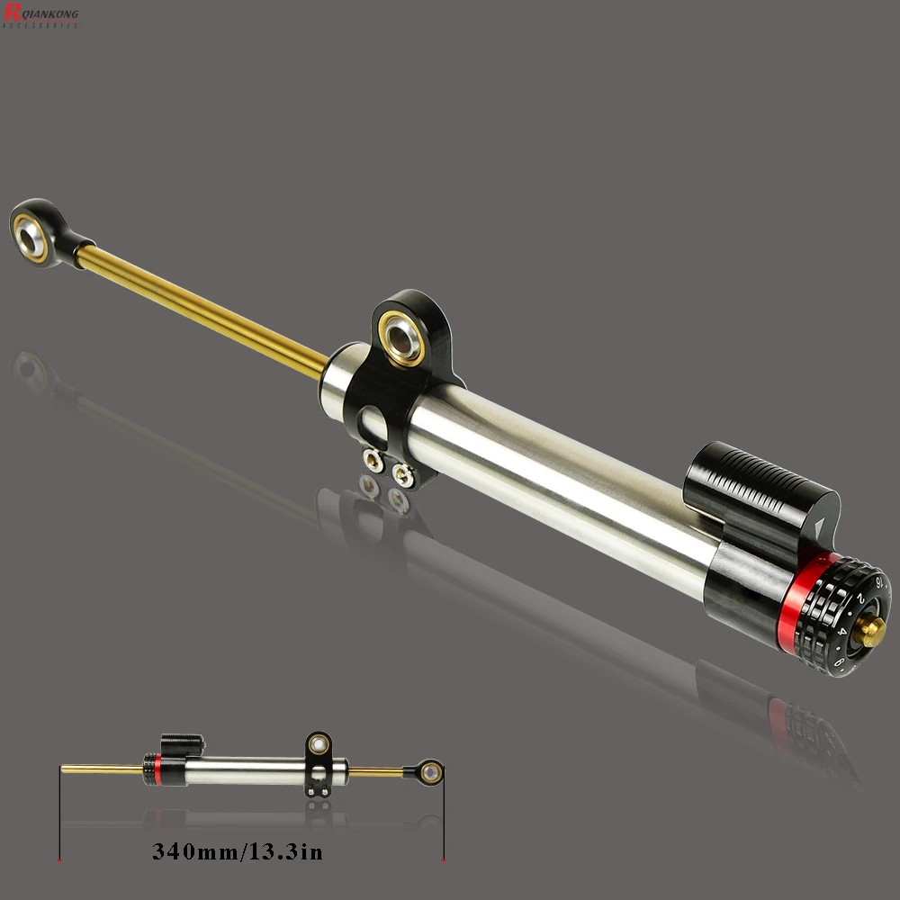 Motorcycle Universal Adjustable Steering Damper Stabilizer Safety Control for suzuki bandit 650 s dl 1000 /dl1000 v-strom
Motorcycle Universal Adjustable Steering Damper Stabilizer Safety Control for suzuki bandit 650 s dl 1000 /dl1000 v-strom