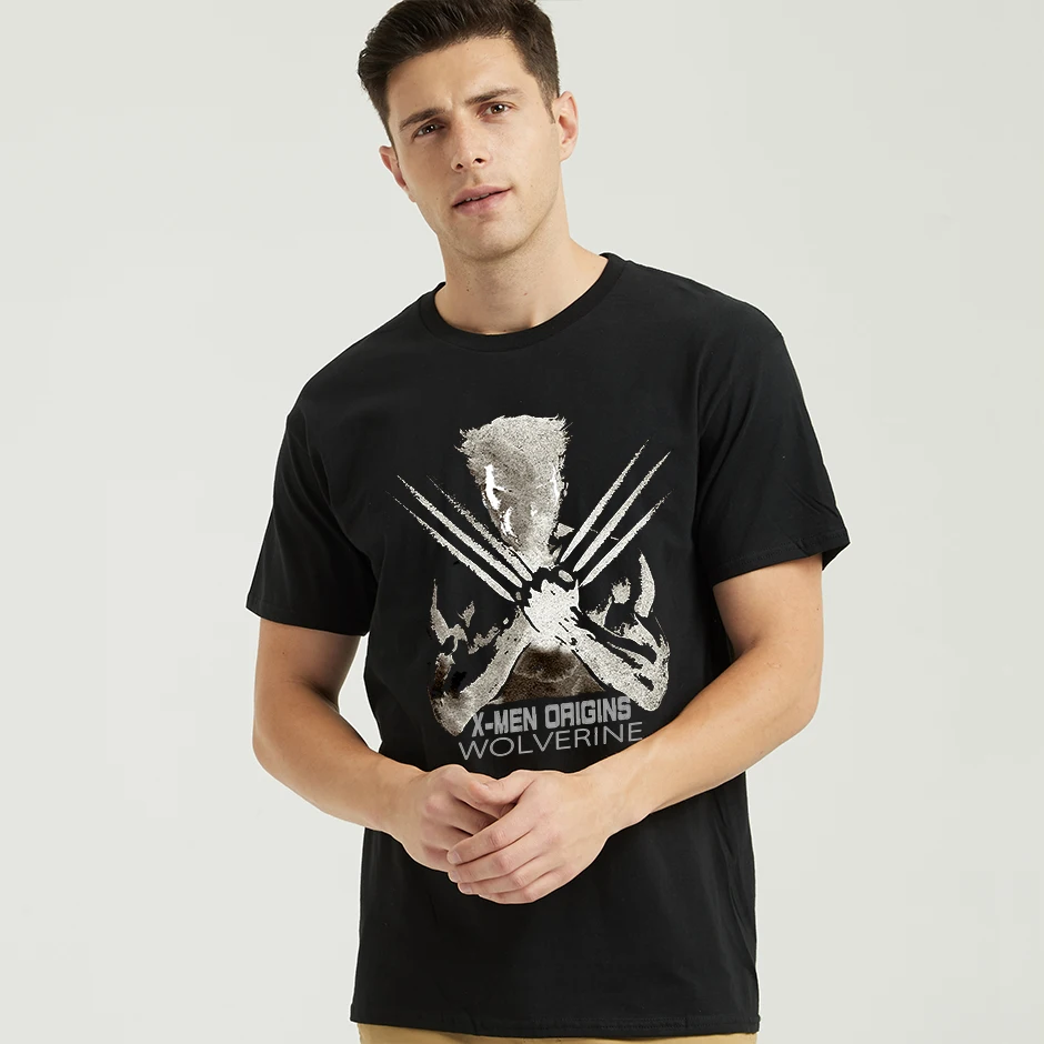 gilag X-Men Wolveriner T Shirt 100% cotton solid color o neck Printed Superhero short sleeve T-shirt for men 
gilag X-Men Wolveriner T Shirt 100% cotton solid color o neck Printed Superhero short sleeve T-shirt for men